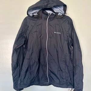 Columbia Switchback IV Rain Jacket, Size Women’s XL (Black)